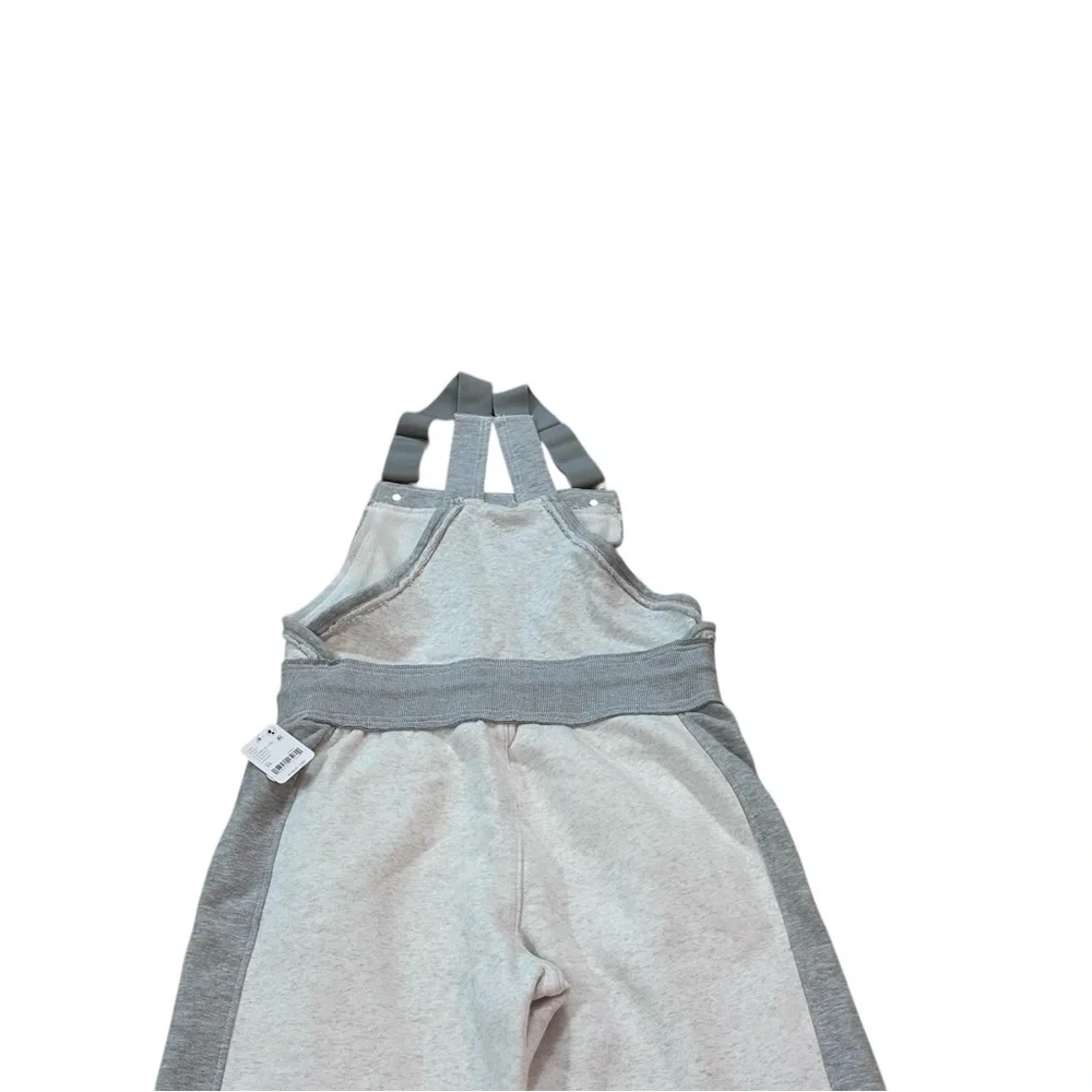 FP Movement by Free People Making It Sweatpants Bib Overalls Grey Combo Size XS - Picture 5 of 8